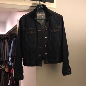 Gap dark jean jacket size small
